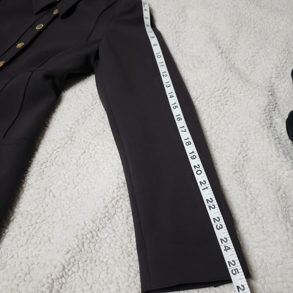 Vintage Fendi dark brown fitted blazer - Picture 4 of 11